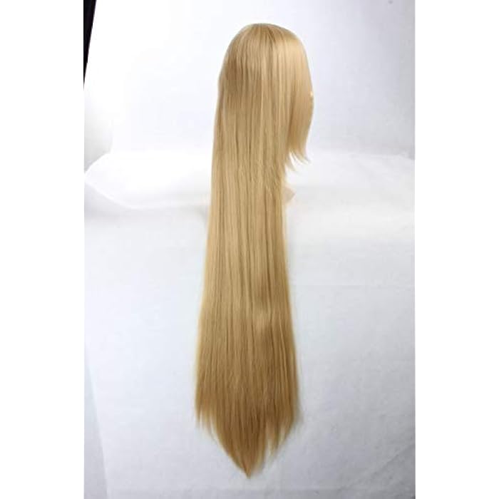DILLARDS Fashion Japanese Manga Characters Long Straight Wigs Cosplay Blond 038A-3 - Image 3